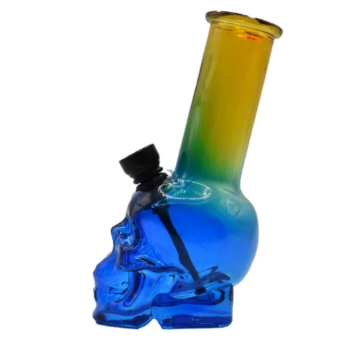 BONG DE VIDRIO CALAVERA COLOR DK6540