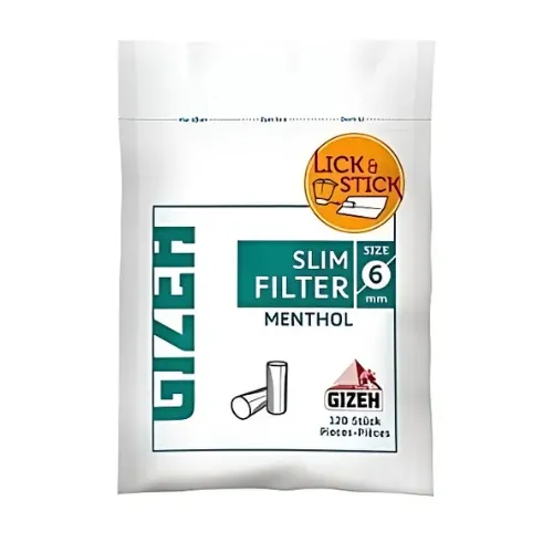 GIZEH SLIM MENTHOL 6MM