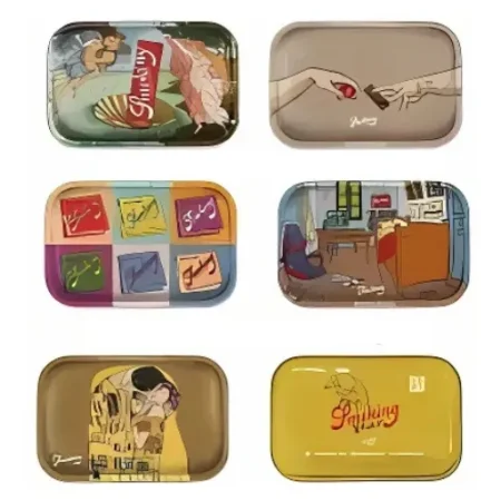 BANDEJA SMOKING ROLLING TRAY ART COLLECT 10 PCK