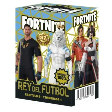 CAJA FORTNITE 37 REY DEL FUTBOL 2025