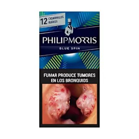 PHILLIP MORRIS BLUE SPIN BOX 12