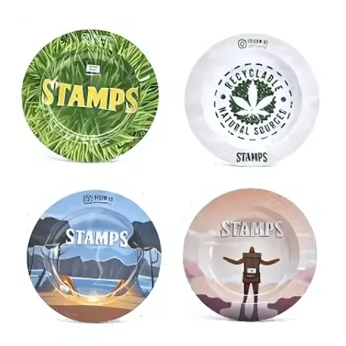 CENICERO STAMPS METAL