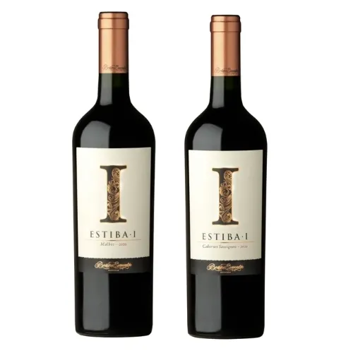 ESTUCHE ESTIBA I 750 CC X2U (1 CABERNET SAUVIGNON - 1 MABLEC)