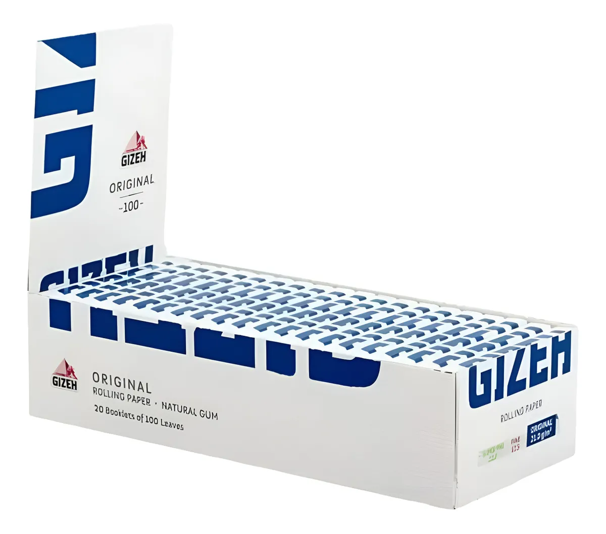 GIZEH SUPER FINE MAGNET X 100 LEAVES - ORIGINAL BLUE 70MM