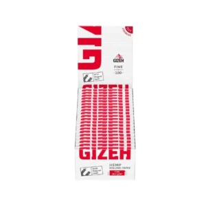 GIZEH FINE RED MAGNET X 100 LEAVES - 70MM
