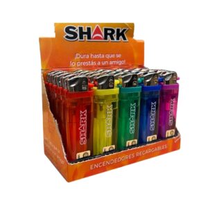 ENCENDEDOR SHARK TRANSPARENTE