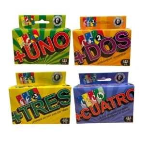 JUEGO DE CARTAS 1 2 3 Y 4