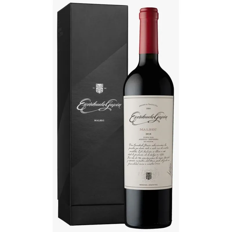 ESTUCHE ESCORIHUELA GASCON MALBEC 750 CC BLACK